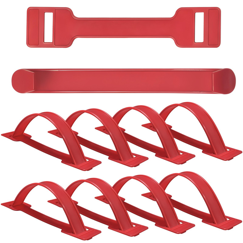UNIVERSALI MANIGLIE PER SCATOLE ROSSI 100 PZ. (Cod. AP-428A-779BF_A4x4)
