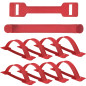 UNIVERSALI MANIGLIE PER SCATOLE ROSSI 100 PZ. (Cod. AP-428A-779BF_A4x4)