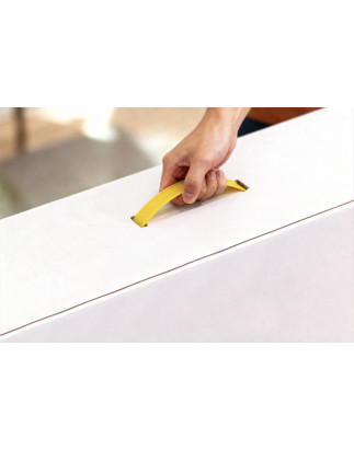 UNIVERSALI MANIGLIE PER SCATOLE GIALLI 100 PZ. (Cod. AP-C00A-16953_A4x4)