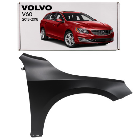 VOLVO V60 E 2013-2018 RESTYLING IN ACCIAIO PARAFANGO ANTERIORE DESTRO 31416209 (Cod. AP-57C3-59892_2