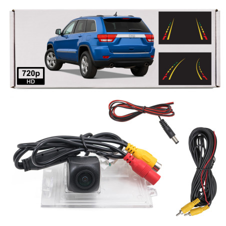 JEEP GRAND CHEROKEE IV 2010-2013 PRE-RESTYLING TELECAMERA POSTERIORE FULL HD DINAMICI LINEE (Cod. AP