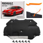 RENAULT LAGUNA III X91 2007-2015 berlina PANNELLO FONOASSORBENTE COFANO CON KIT CLIP 658400001R (Cod