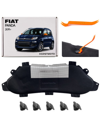FIAT PANDA III 2011+ PANNELLO FONOASSORBENTE COFANO CON KIT CLIP 51859519 (Cod. AP-63B2-17310_A4x4)