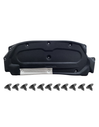 DACIA SANDERO II B52 2012–2021 PANNELLO FONOASSORBENTE COFANO CON KIT CLIP 658407821R (Cod. AP-876
