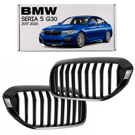 BMW SERIA 5 G30 2017-2020 PRE-RESTYLING MASCHERINA MASCHERINA PIANO BLACK 51712430993 51712430994 (C