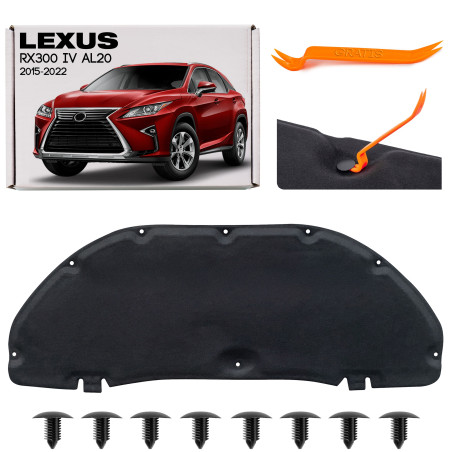 LEXUS RX300 IV AL20 2015-2022 PANNELLO FONOASSORBENTE COFANO 5334148120 (Cod. AP-E4BE-517A9_A4x4)