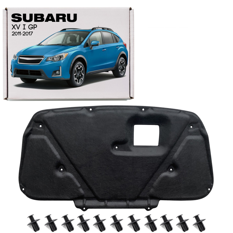 SUBARU XV E GP 2011-2017 PANNELLO FONOASSORBENTE COFANO CON KIT CLIP 90815FJ012 (Cod. AP-95D4-74130_ SUBARU XV E GP 2011-2017 PANNELLO FONOASSORBENTE COFANO CON KIT CLIP 90815FJ012 (Cod. AP-95D4-74130_
