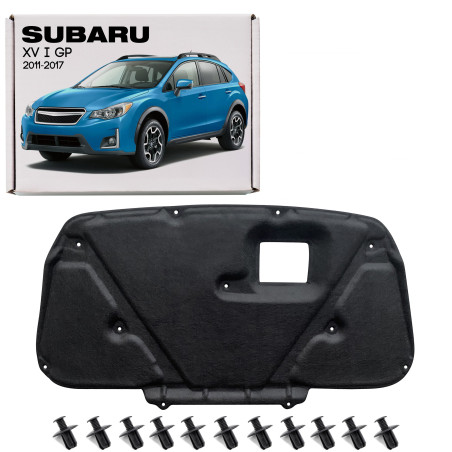 SUBARU XV E GP 2011-2017 PANNELLO FONOASSORBENTE COFANO CON KIT CLIP 90815FJ012 (Cod. AP-95D4-74130_