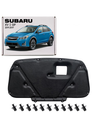 SUBARU XV E GP 2011-2017 PANNELLO FONOASSORBENTE COFANO CON KIT CLIP 90815FJ012 (Cod. AP-95D4-74130_