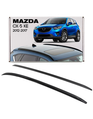MAZDA CX-5 E KE 2012-2017 BARRE LONGITUDINALI TETTO NERI SENZA FORATURA 00008LR01 (Cod. AP-1D6F-806A