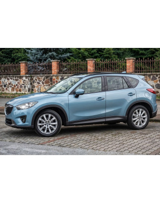 MAZDA CX-5 E KE 2012-2017 BARRE LONGITUDINALI TETTO NERI SENZA FORATURA 00008LR01 (Cod. AP-1D6F-806A