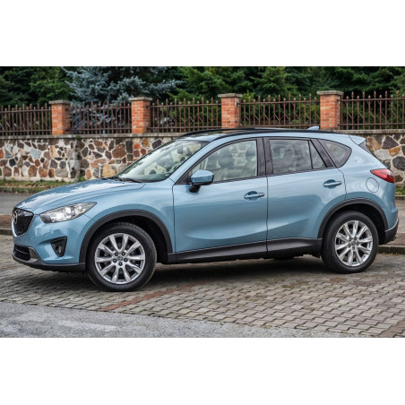 MAZDA CX-5 E KE 2012-2017 BARRE LONGITUDINALI TETTO NERI SENZA FORATURA 00008LR01 (Cod. AP-1D6F-806A