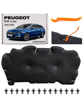 PEUGEOT 508 STATION WAGON 2014-2018 RESTYLING PANNELLO FONOASSORBENTE COFANO 9808628280 (Cod. AP-523