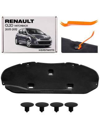 RENAULT CLIO III HATCHBACK 2005-2012 PANNELLO FONOASSORBENTE COFANO 8200525861 (Cod. AP-E5FA-119D5_A