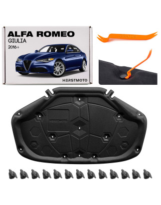 ALFA ROMEO GIULIA 2016+ PANNELLO FONOASSORBENTE COFANO 50545749 (Cod. AP-A9B9-13753_A4x4)