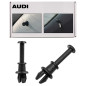 AUDI SUPPORTO POSTERIORE CAPPELLIERA CLIP CLIP CLIP KIT 2 PEZZI (Cod. AP-5358-286A9_A4x4)