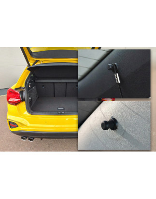 AUDI SUPPORTO POSTERIORE CAPPELLIERA CLIP CLIP CLIP KIT 2 PEZZI (Cod. AP-5358-286A9_A4x4)