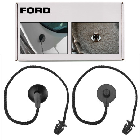 FORD SUPPORTO POSTERIORE CAPPELLIERA CAVO CORDINO KIT 2 PEZZI (Cod. AP-C3D4-6820C_A4x4)