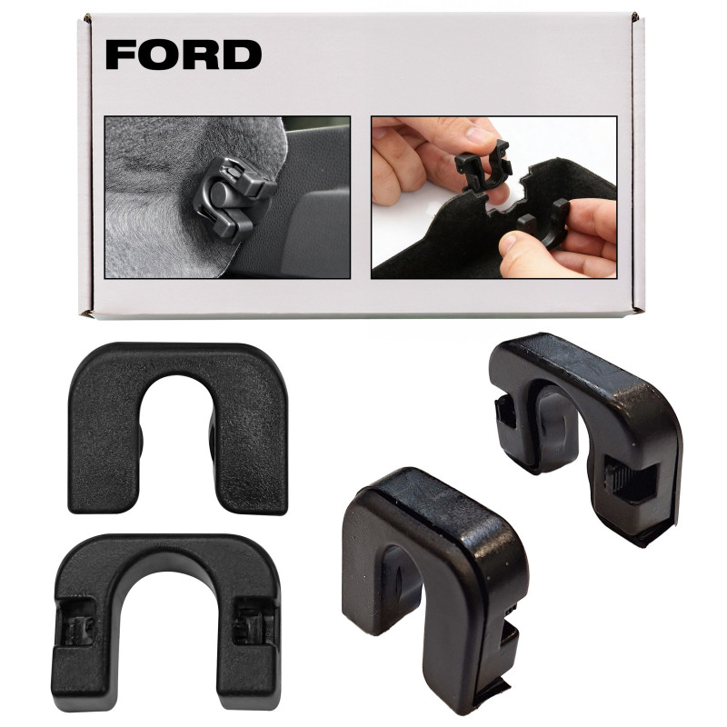 FORD GANCIO CAPPELLIERA BAGAGLIAIO SUPPORTO KIT 2 PEZZI (Cod. AP-D09C-84031_A4x4)