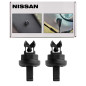 NISSAN SUPPORTO POSTERIORE CAPPELLIERA CLIP CLIP CLIP KIT 2 PEZZI (Cod. AP-6116-57121_A4x4)