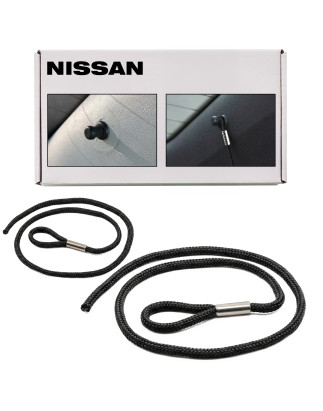NISSAN SUPPORTO POSTERIORE CAPPELLIERA CAVO CORDINO KIT 2 PEZZI (Cod. AP-5CE0-93619_A4x4)