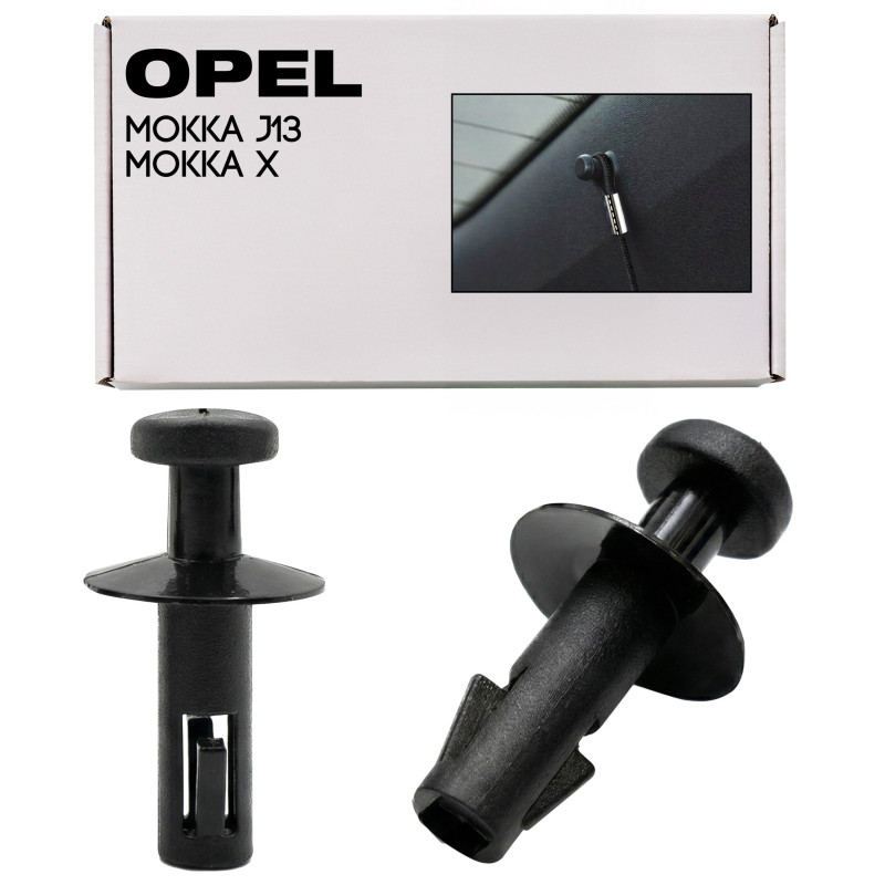 OPEL SUPPORTO POSTERIORE CAPPELLIERA CLIP CLIP CLIP KIT 2 PEZZI (Cod. AP-8BF7-935D8_A4x4)