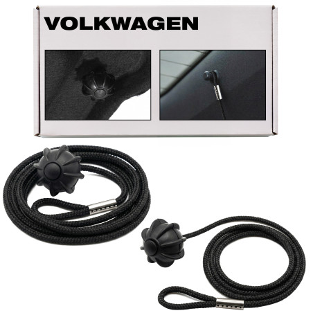 VOLKSWAGEN SUPPORTO POSTERIORE CAPPELLIERA CAVO CORDINO KIT 2 PEZZI (Cod. AP-3EDA-84494_A4x4)