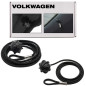 VOLKSWAGEN SUPPORTO POSTERIORE CAPPELLIERA CAVO CORDINO KIT 2 PEZZI (Cod. AP-3EDA-84494_A4x4)