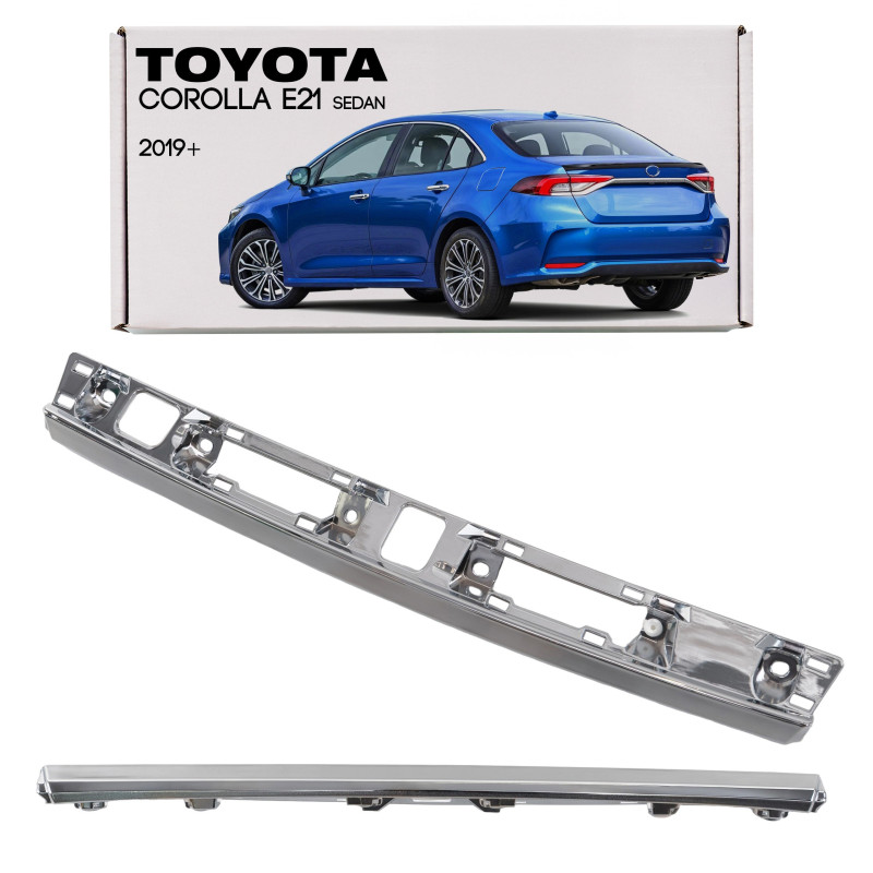 TOYOTA COROLLA XII E21 2019+ berlina CROMATA MODANATURA MODANATURA PORTELLONE POSTERIORE 7680102K30 