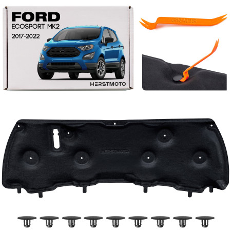 FORD ECOSPORT MK2 II 2017-2022 RESTYLING PANNELLO FONOASSORBENTE COFANO CON CLIP GN15N16746BB (Cod. 