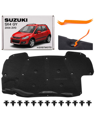 SUZUKI SX4 E GY 2006-2013 PANNELLO FONOASSORBENTE COFANO CON KIT CLIP 7244079J12 (Cod. AP-6D7E-4745B