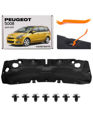 PEUGEOT 5008 E 2009-2017 PANNELLO FONOASSORBENTE COFANO CON KIT CLIP 7979L2 (Cod. AP-C0AF-726AB_A4x4