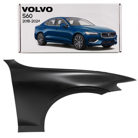 VOLVO S60 III 2018-2024 IN ACCIAIO PARAFANGO ANTERIORE DESTRO 31468171 (Cod. AP-1573-400E5_A4x4)