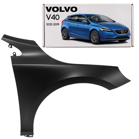 VOLVO V40 II 2012-2019 IN ACCIAIO PARAFANGO ANTERIORE DESTRO 31301262 (Cod. AP-9AE6-96815_A4x4)