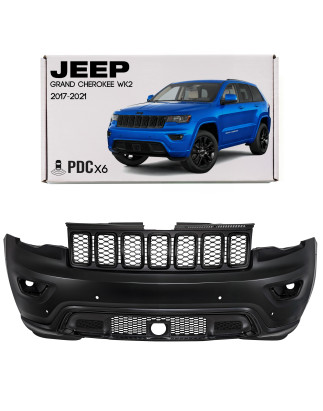 JEEP GRAND CHEROKEE IV WK2 2017-2021 DOPO IL SECONDO RESTYLING COMPLETO PARAURTI ANTERIORE CON PDC S