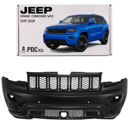 JEEP GRAND CHEROKEE IV WK2 2017-2021 DOPO IL SECONDO RESTYLING COMPLETO PARAURTI ANTERIORE CON PDC S