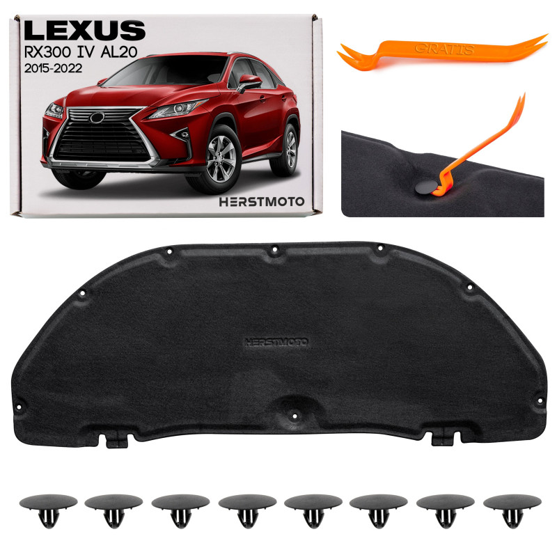 LEXUS RX300 IV AL20 2015-2022 PANNELLO FONOASSORBENTE COFANO 5334148120 (Cod. AP-97AD-7877C_A4x4)