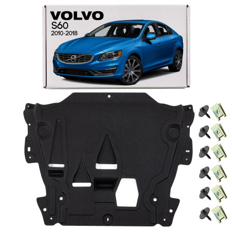VOLVO S60 II 2010-2018 IN TESSUTO PROTEZIONE PER MOTORE 31290966 (Cod. AP-3EC3-56199_A4x4)