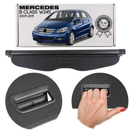 MERCEDES B-CLASS W245 2005-2011 CAPPELLIERA COPRIBAGAGLI NERA A1698100220 (Cod. AP-C7B3-10331_A4x4)