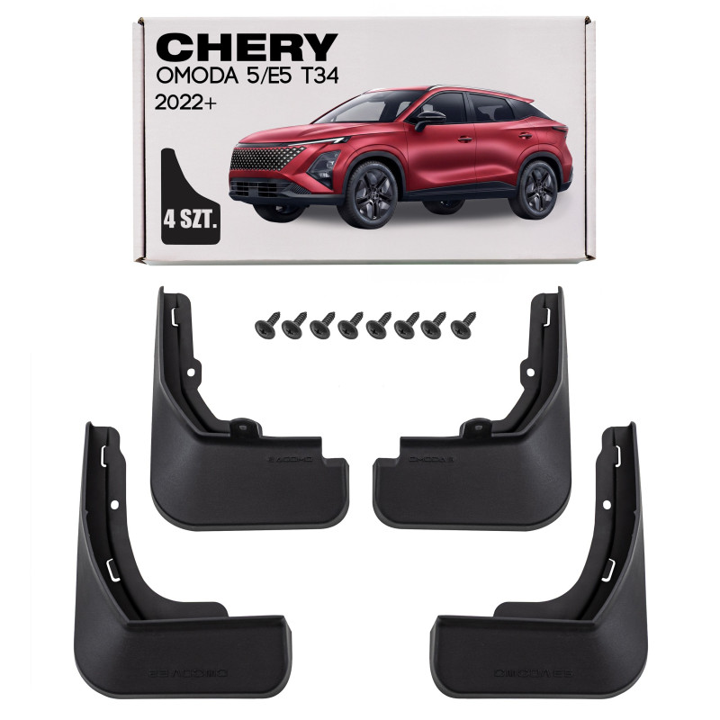 CHERY OMODA 5 / E5 T34 2022+ PARASPRUZZI SPECIFICI (Cod. AP-81F0-676DF_A4x4)