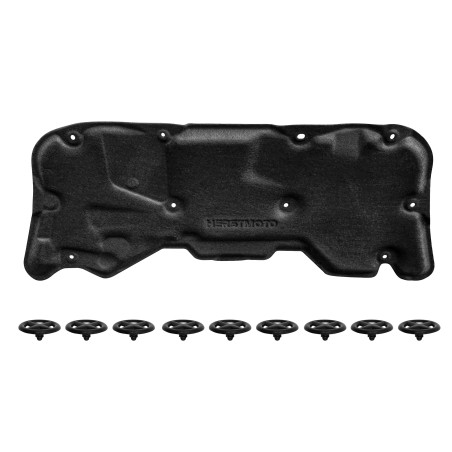 NISSAN MICRA III K12 2003-2010 PANNELLO FONOASSORBENTE COFANO CON KIT CLIP 65840-AX610 (Cod. AP-C03C