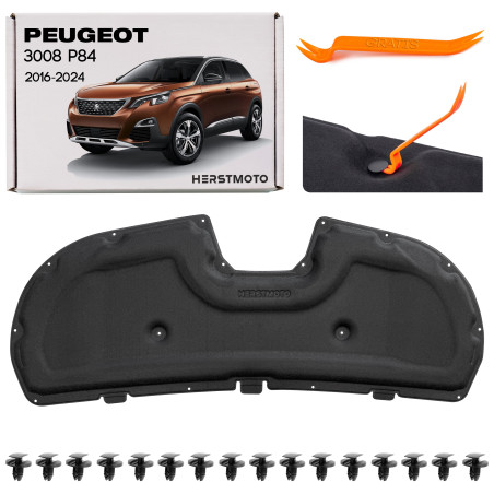 PEUGEOT 3008 II P84 2016-2024 PANNELLO FONOASSORBENTE COFANO 9811545980 (Cod. AP-2CA4-38361_A4x4)