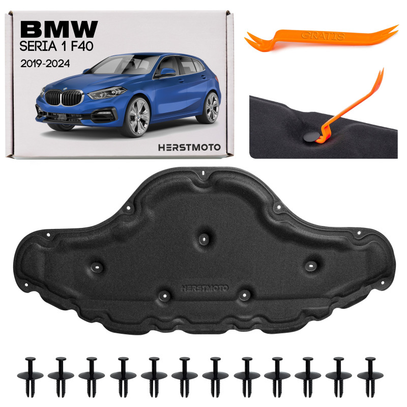 BMW SERIA 1 F40 2019-2024 PANNELLO FONOASSORBENTE COFANO 7444978 (Cod. AP-C8E8-72082_A4x4)