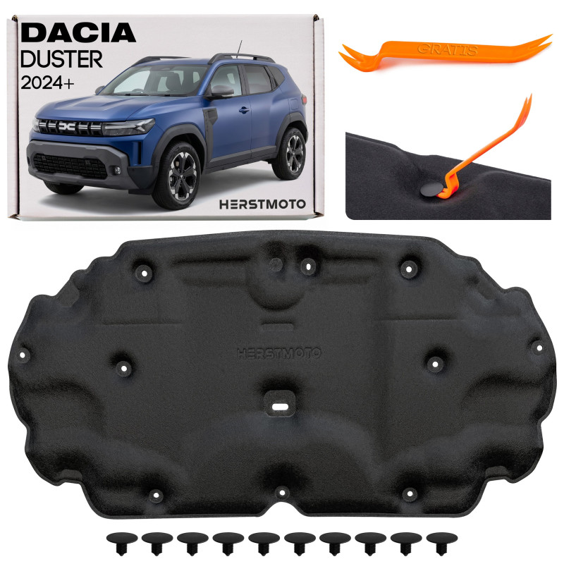 DACIA DUSTER III 2024+ PANNELLO FONOASSORBENTE COFANO 658405415R (Cod. AP-8D40-2985A_A4x4)