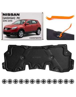 NISSAN QASHQAI E J10 2010-2014 RESTYLING PANNELLO FONOASSORBENTE COFANO 65840BR00A (Cod. AP-B202-464