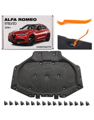 ALFA ROMEO STELVIO 2016+ PANNELLO FONOASSORBENTE COFANO 00505485400 (Cod. AP-72A7-691F0_A4x4)