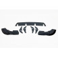 Diffusore Posteriore Mercedes W176 2016-2018 Nero lucido (Cod. E-TCM0497)