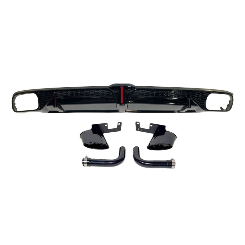 Diffusore Posteriore Audi Q8 2018-2023 Look RSQ8 (Cod. E-TCA0355)