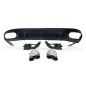 Diffusore Posteriore Mercedes W213 COUPE C238 look E53 Black (Cod. E-TCM53211)