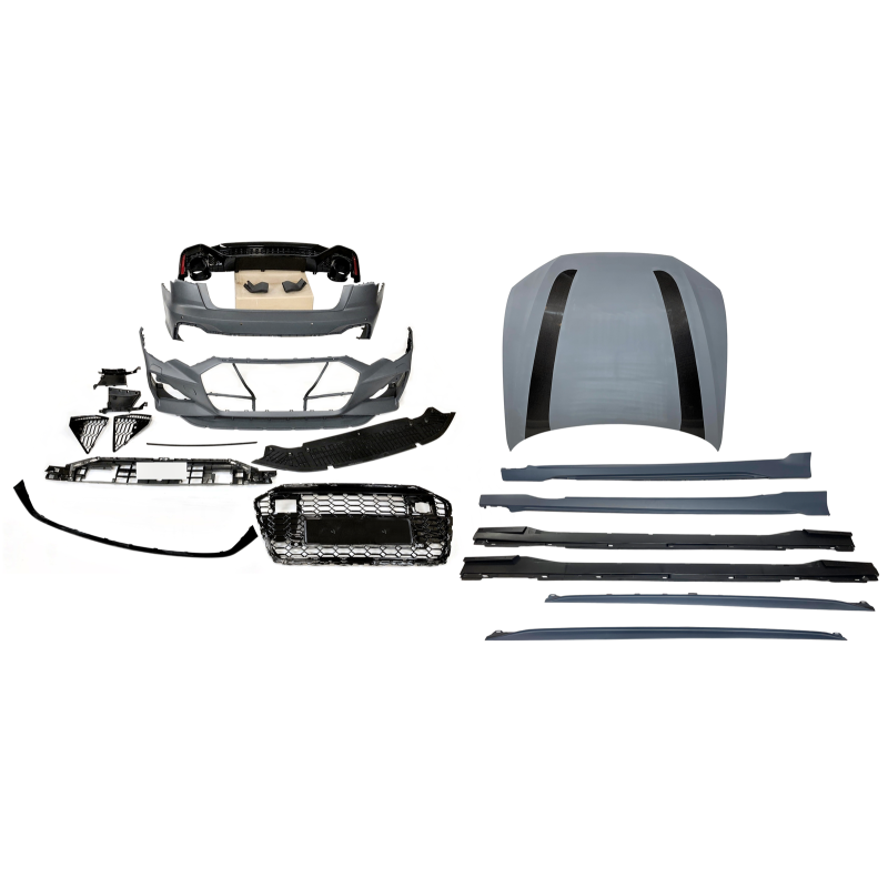 kit estetico Audi A6 C8 Look RS6 (Cod. E-TCA0262025903460287)